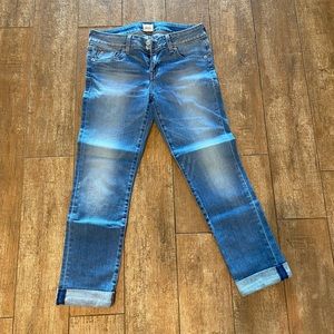 Like new Hudson straight leg jeans